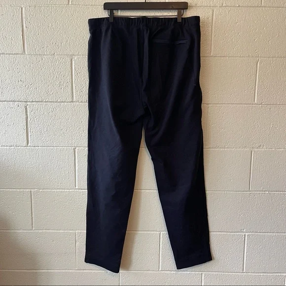 Mack Weldon Ace Sweatpant in Color True Black Jogger Style with Drawstring - Picture 3 of 10